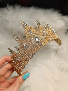 Korona diadem tiara opaska kryształ a La Swarovski komunia ślub bal impreza