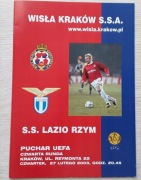 WISŁA KRAKÓW - LAZIO ROMA Rzym 2003 Puchar UEFA Program