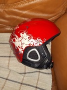kask narciarski czerwony rozmiar 60-61 OKAZJA