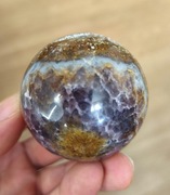 Ametyst kalcyt **** kula 214,9g 54mm Indonezja