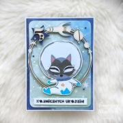 Kosmiczna kartka urodzinowa dla chłopca, kartka z okazji urodzin