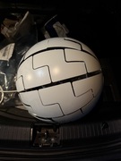 Lampa wisząca biały/srebrny Ikea Ps 2014 35 cm