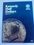 Zestaw wszystkich srebrnych monet Kennedy Half Dollars 