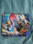 Obraz akrylowy abstrakcja 46x38 cm 