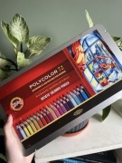 Kredki polycolor Koh i noor 72 szt w blaszanym pojemniku