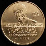 2 zł GN z 1999 roku Ernest Malinowski (stan okołomenniczy)