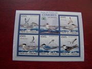 Komory2009 MNH Fauna Ptaki Mewy