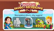 Monopoly GO Album Długo i Szczęśliwie Każda dowolna Naklejka Karta 2* 