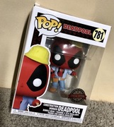 Deadpool: Funko POP Construction Worker Deadpool 781 Exc