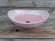 Umywalka nablatowa Blush - różowa, pastelowa, pudrowa