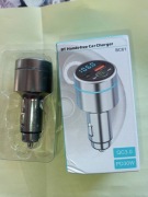 Transmiter FM Bluetooth z zestawem głośnomówiącym