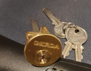 Wkładka bębenkowa cylindryczna Gerda i 3 klucze