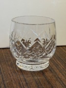 Mała kryształowa szklana literatka 