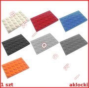 LEGO 3032 PŁYTKA 4x6 biały czarny czerwony niebieski j.c.szary pomarańczowy
