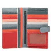 PORTFEL damski MyWalit włoska miękka skóra szary koralowy