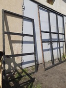 Witryny aluminiowe brązowe z demontażu. Cena za m2