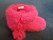kapcie dziewczęce różowe wysokie z futerkiem r.6/7(23/24)