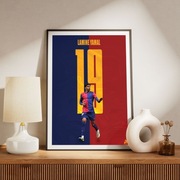 Lamine Yamal - plakat A3 - Fc Barcelona