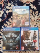 Diablo 3 , far cry 5 , mafia 3 PS4