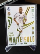 Kylian Mbappé White Gold Match Attax Extra 24/25 Real Madrid