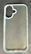 Etui do iPhone 16 Przezroczyste, niebieskie