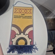 Unikatowy proporczyk XXX lat KZNS Koszalin