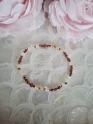 Bransoletka handmade z naturalnych kamieni hematyt cytryn piasek pustyni 