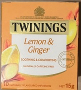 Twinings Lemon Ginger 10 saszetek