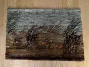 Gobelin/kilim polski " Wiatr " Cepelia