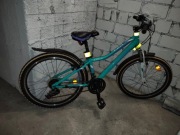 Kross Lea Junior 24" seledynowy - rower jak nowy