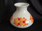 Wazon Chodzież flakon kropki lata 70 - te porcelanowy retro vintage prl 