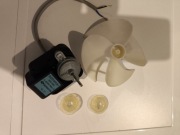 Wentylator lodówki 230v