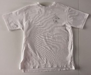 biała koszulka na WF biały t-shirt rozmiar 122 Zara grubszy materiał dz