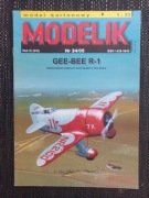Modelik 2005/24 GEE-BEE R-1 samolot z 1932 r.