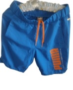 Nowe Markowe krótkie spodenki szorty firmy Puma DryCell na 152cm niebieskie