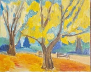 Aleksandra Soczyk Ławka w parku 