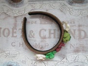 Kwiatowa opaska z piankowych kwiatów*Sesja zdjęciowa