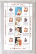POLSKA  2004 r. Fi.3963   - 3966 -   w arkuszu  plus  FDC