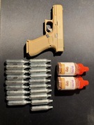 Pistolet wiatrówka Glock 19X 4,5 mm coyote BB CO2 + 19 CO2 + Śrut BBs 2900