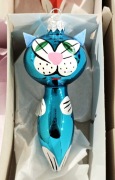 Bombki choinkowe szklane 1 szt KOTEK kształtka retro jak prl koty