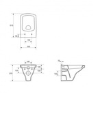 Miska zawieszana Cersanit EASY Clean. Sedes.Nowa!