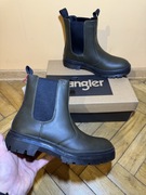 NOWE Sztyblety WRANGLER Hadley Women Mid | Skórzane Botki | Tarmac | 39