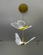 Lampa sufitowa motyle wiszące LED Złota 