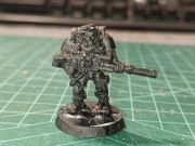Warhammer 40k Space Marine Scout Sniper figurka metalowa
