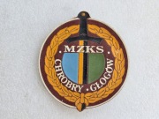 Naszywka MZKS Chrobry Głogów herb (PRL lub lata 90)