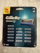Gillette Mach3 – oryginalne wkłady wymienne, 16 szt.