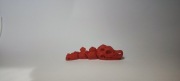 "Brelok Smok czerwona Figurka 3D Dragon