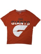 Pomarańczowa Koszulka Giants GWA NFL NBA retro vintage nadruk logo 90s