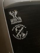 Naklejka na samochód Wołyń