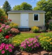 Domek mobilny ocieplony, z instalacją, 11,5 m²